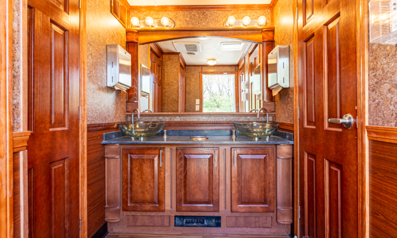 Luxury Portable Restroom - Interior