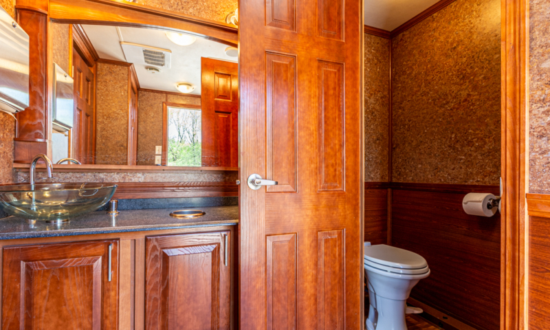 Luxury Portable Restroom - Interior
