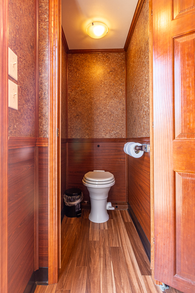 Luxury Portable Restroom - Interior