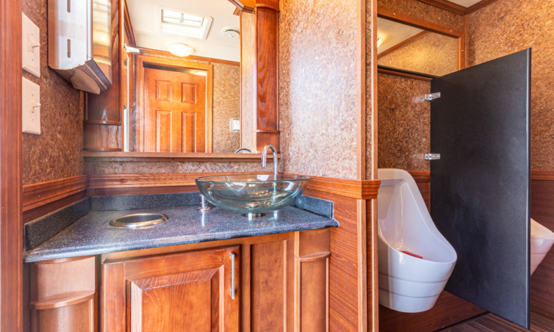Luxury Portable Restroom - Interior