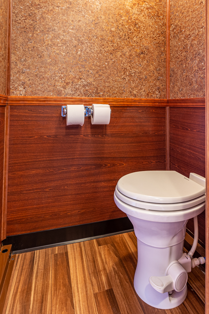 Luxury Portable Restroom - Interior