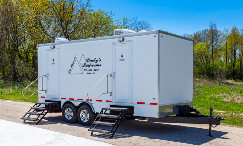 Luxury Portable Restroom - Exterior
