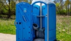 Blue Single Restroom